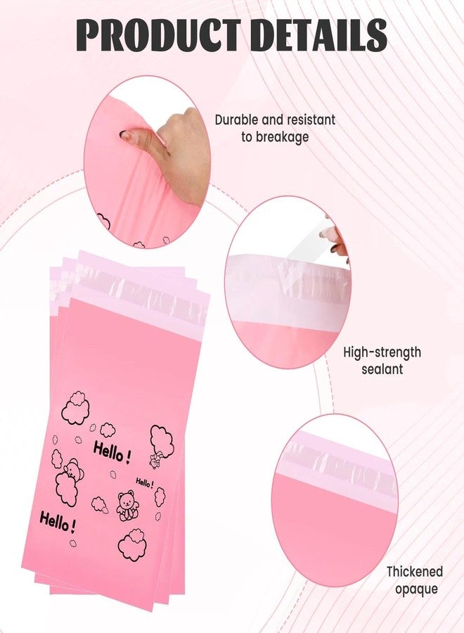 Jaarssho Sanitary Disposal Bags 100 Pcs, 7x12 Inch Pink Hygiene Bag for Feminine Use, Opaque Self-Sealing Period Bag, Odor Proof Tampon Waste Pouch, Portable Sanitary Napkin Disposal Bags for Bathroom - Image 3